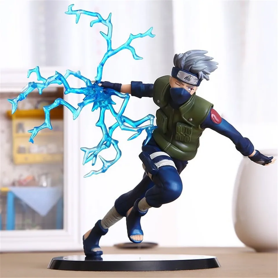 Naruto Kakashi Sasuke PVC Action Figure Anime Pupp In Koleksi