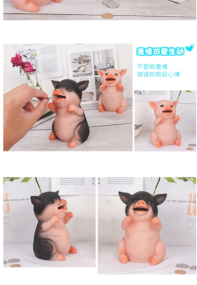 Large-capacity Piggy Savings Tank home decoration money boxes for children coin box Piggy Bank