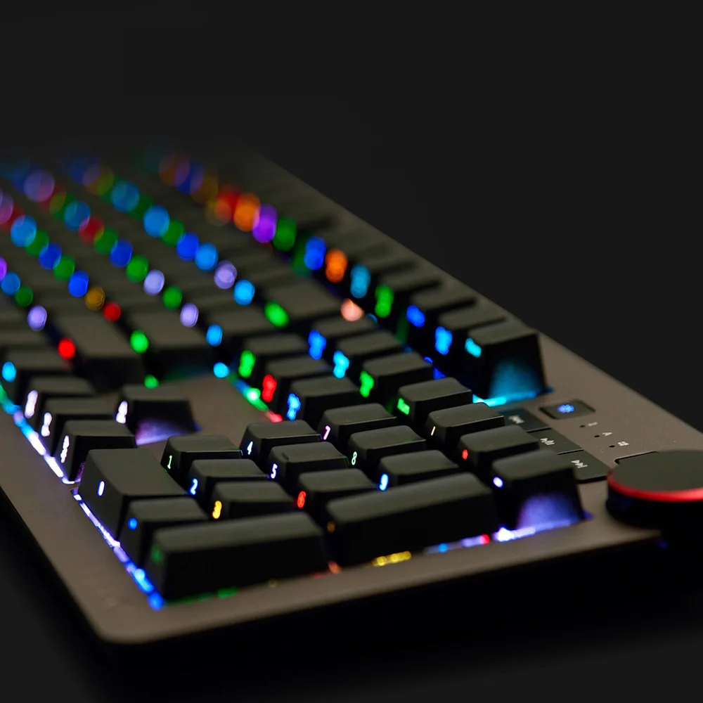 НОВЫЙ AJAZZ AK60 NKRO механическая клавиатура с 110 ключей RGB Подсветка Plug And Play ABS