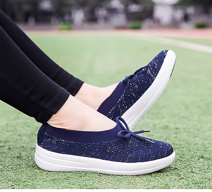 2019 Summer Casual Women Flats Shoes Breathable Mesh Sneakers Shoes Women Slip-on Comfortable Loafers Flats Ladies Shoes (11)
