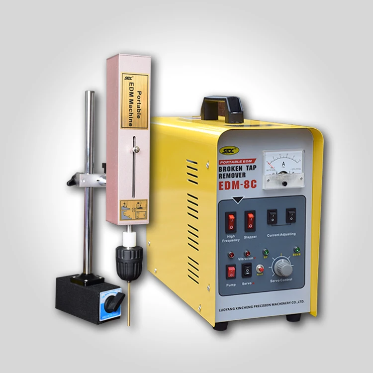 

tr 100 portable edm machine broken tap remover spark erosion machine broken drill remover free send electrodes