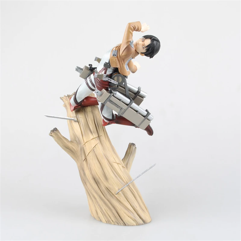 Аниме Shingeki No Kyojin атака на Титанов Леви Акерман риваиль Битва вер. 1/8 Масштаб Окрашенные ПВХ фигурка модель игрушки кукла