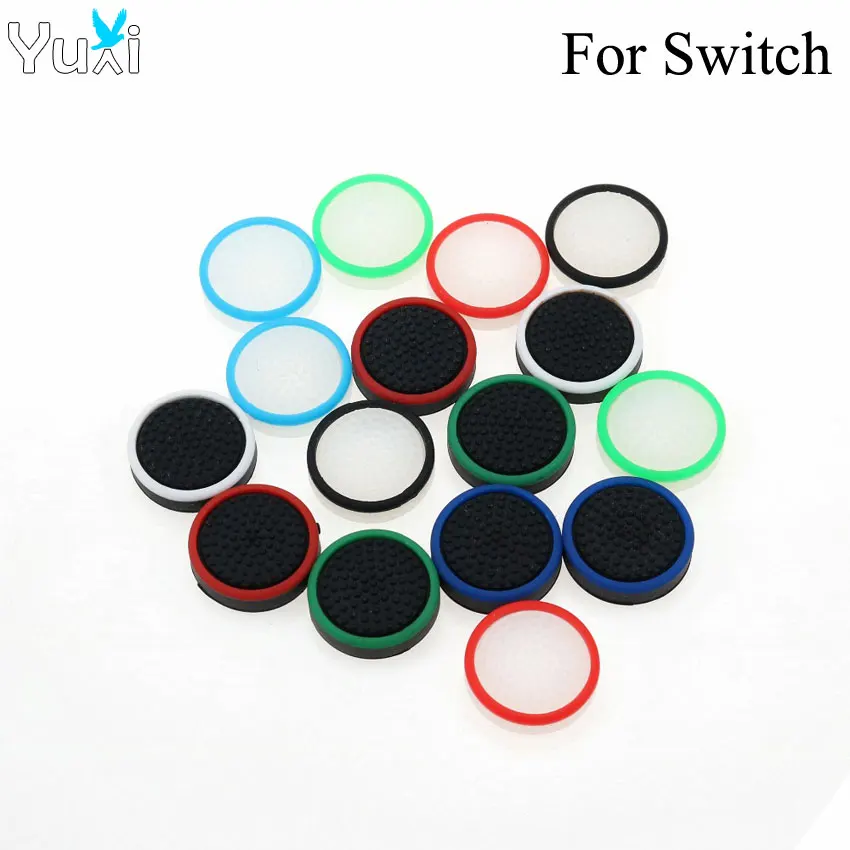 

YuXi 2pcs Analog stick Caps Stick Grips Cover Joystick For Nintendo Switch NS Joy-Con Controller