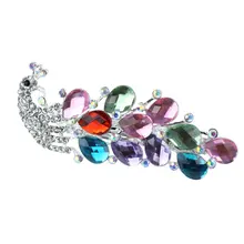 2017 NEW Jewelry Crystal Peacock Hair Clips — for hair clip Beauty Tools