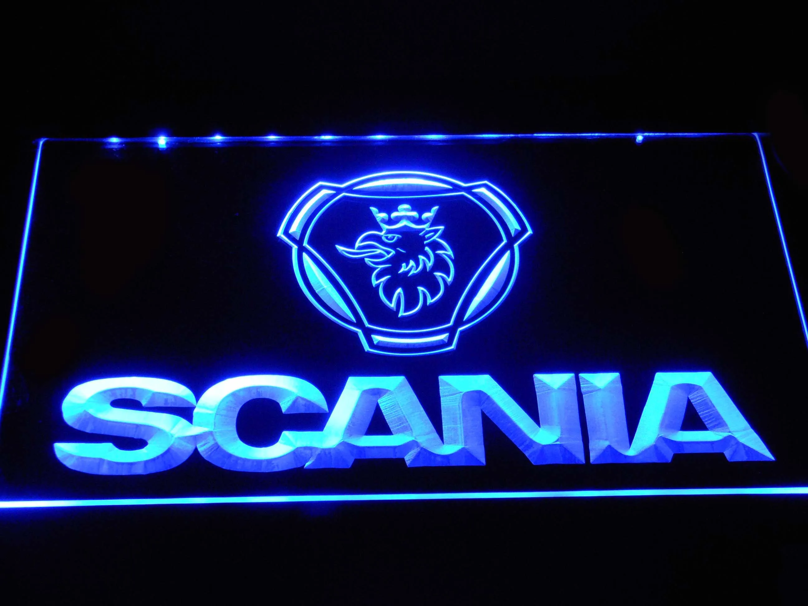 D393 автомобиль Scania грузовик светодиодный неоновый знак с переключателем вкл/выкл
