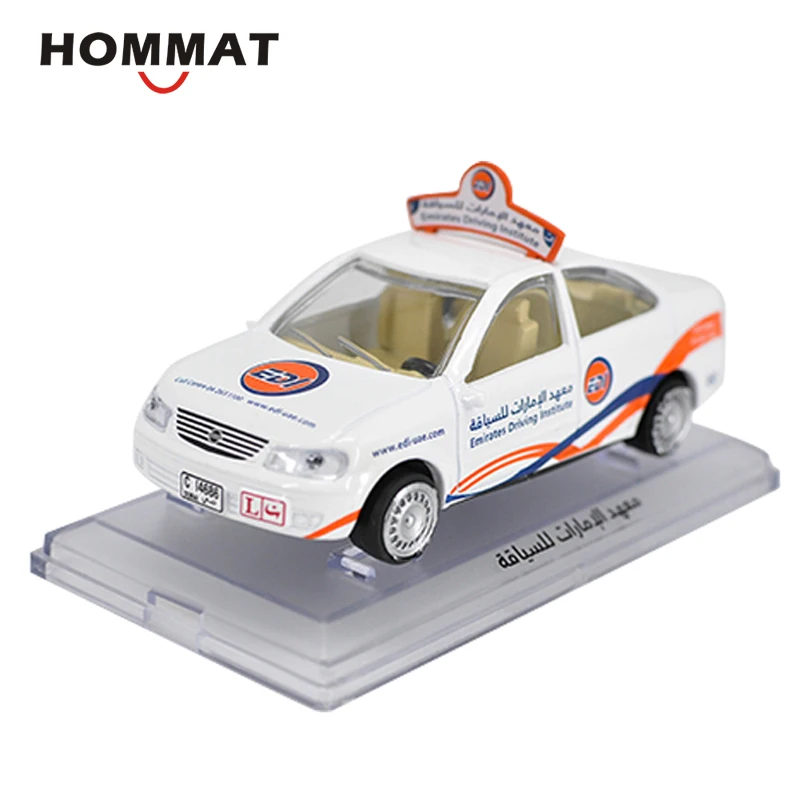 HOMMAT моделирование 1:43 Масштаб Nissan Sunny Дубай Такси модель автомобиля литой