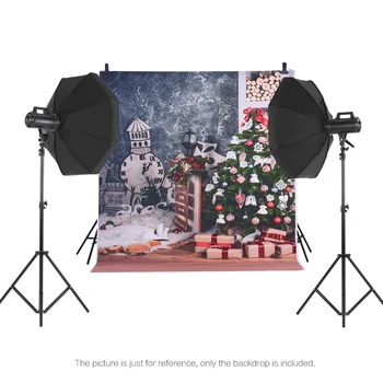 

1.5*2m Photography Background Backdrop Digital Printing Christmas Tree Gift Pattern for Photo Studio