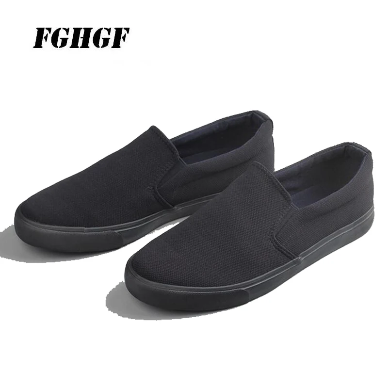

Spring 2019 new men's sneaker canvas shoes a pair of sheer colored men's platform shoes Flat shoes breathable leisure shoes