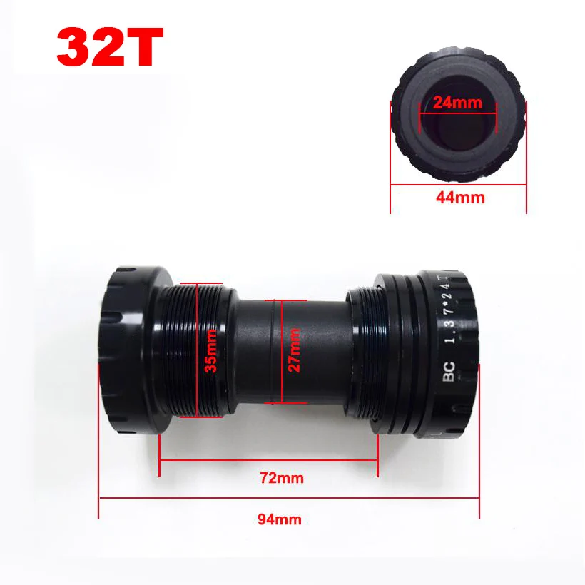 Алюминиевый кронштейн для велосипеда Hollowtech 170 мм нижний 32/34T узкое широкое колесо