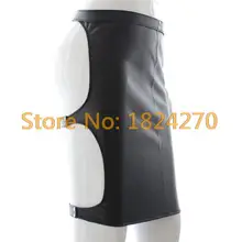 Сексуальное нижнее белье Горячая латексная искусственная кожа секс связывание порка юбка большая попа сексуальные женские костюмы эротический костюм высокое качество