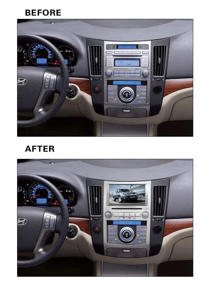 Top IPS DSP Android 9.0 4G/android 9.0 2 DIN DVD PLAYER PC Multimedia RADIO SCREEN For HYUNDAI VERACRUZ / IX55 2006 -2012 13- 2016 0