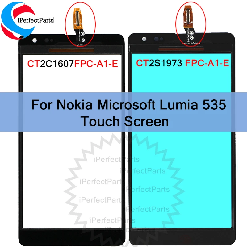 

Touch Screen 5.0' For Nokia Microsoft Lumia RM-1090 535 N535 2S 2C TouchScreen CT2S1973 CT2C1607 Digitizer Sensor Panel Glass