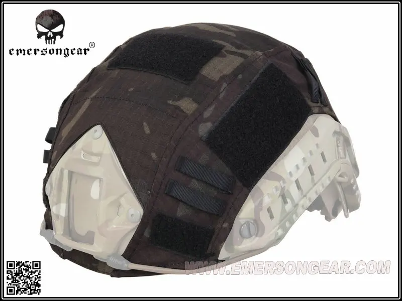 Военный Тактический шлем для страйкбола чехол походные Emerson быстро шлем Чехол Multicam AOR1 EM8825 - Цвет: MCBK