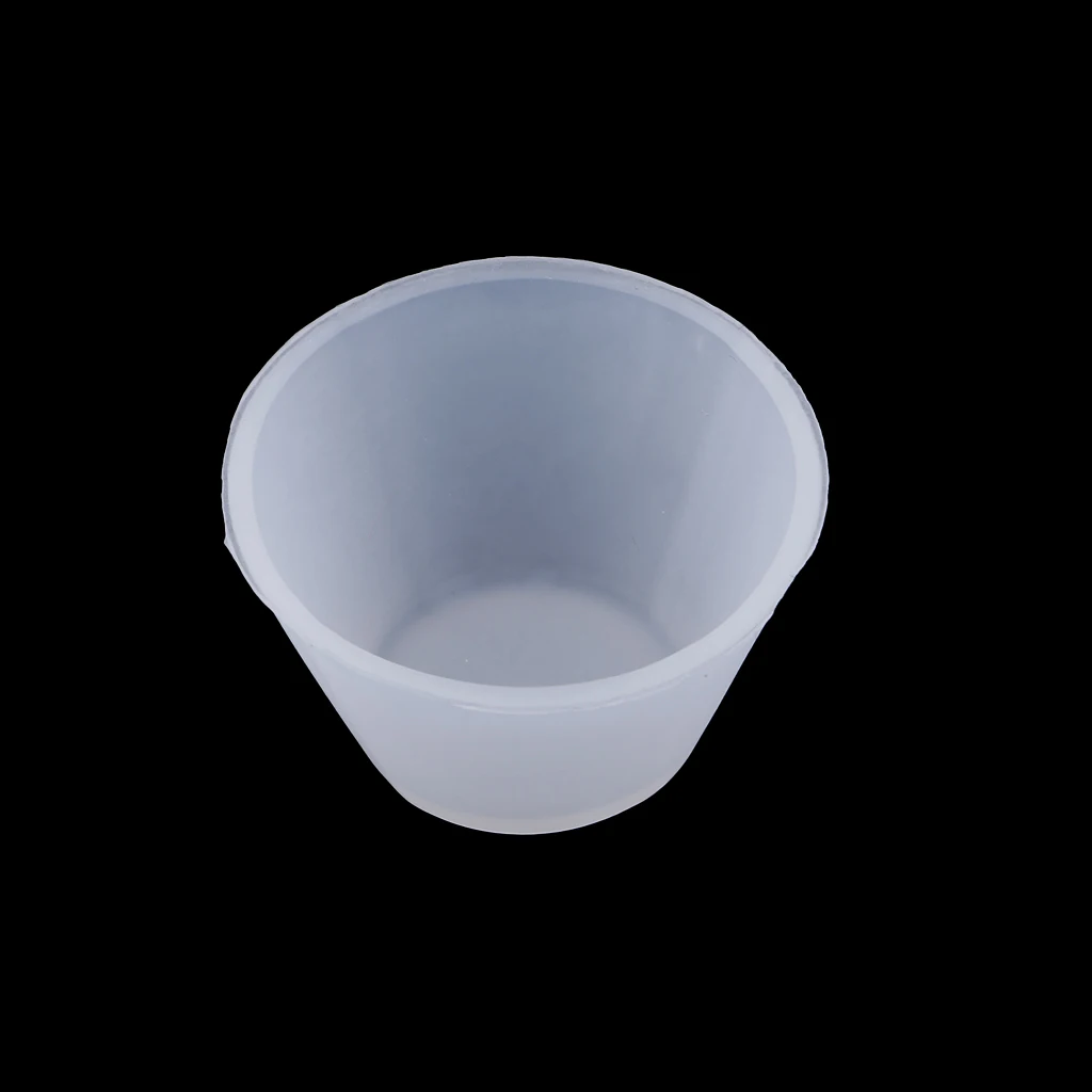 Non Toxic Environmental Silicone Cup Reusable Epoxy Resin Mixing Distribution Cup Glue Measuring Cup DIY  Jewelry Making
