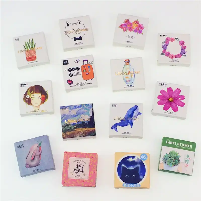 45 шт./упак. цветы Тотем СТИКЕРЫ пакет Kawaii планировщик для скрапбукинга наклейки Канцтовары Escolar 2018 школьные принадлежности