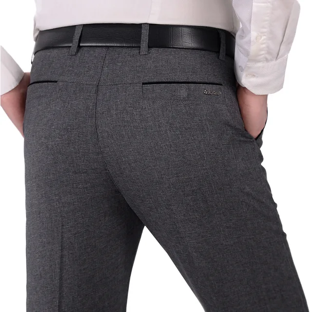 Spring and summer thin Business casual suit pants men trousers Western