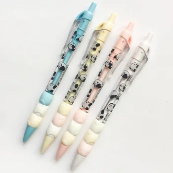 

3X Humor Cute Panda Creamy School Supply Student Stationery Automatic Press Pencil Writing Drawing 0.5mm