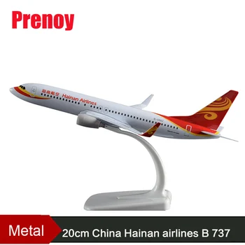 

20cm B737 Hainan Airlines Aircraft Model Boeing 737 Airways Model China Hainan Airplane Alloy Metal Aviation Model Toy Gift B737