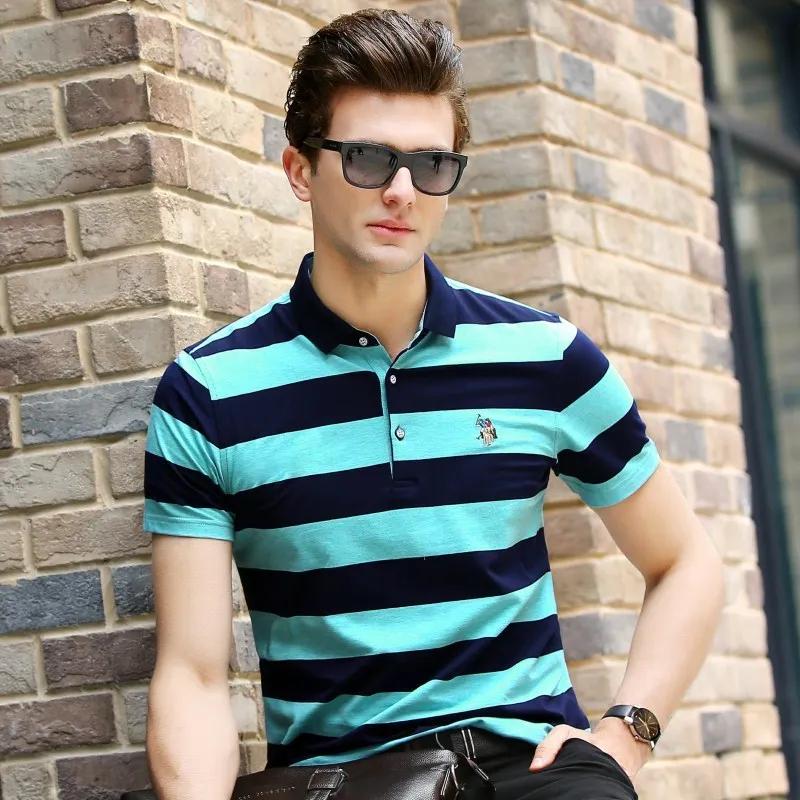 2018 Special Offer Top Gradient Cotton 2019 Homme Summer Polo Shirts