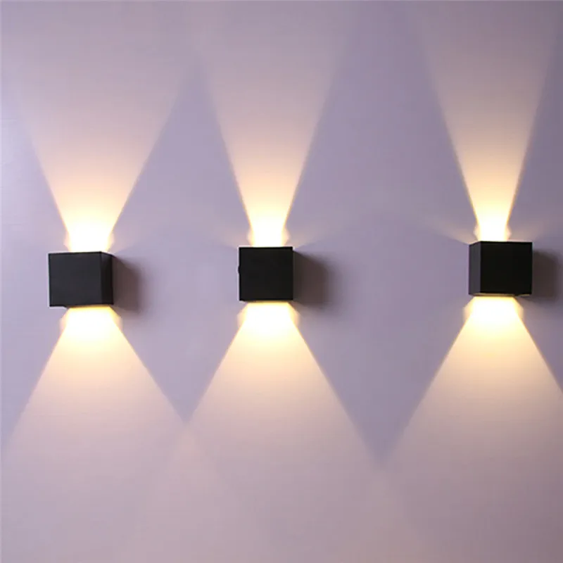 

10pcs Adjustable Light Beam LED Wall Lamp Outdoor Waterproof IP65 Wall Sconce Porch Garden Lights Indoor Up Down Wall Lamps B7N