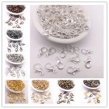 25 шт 14 мм ювелирных изделий свободный крючок для украшений Лобстер Попугай Застежка коготь для DIY ожерелье браслет