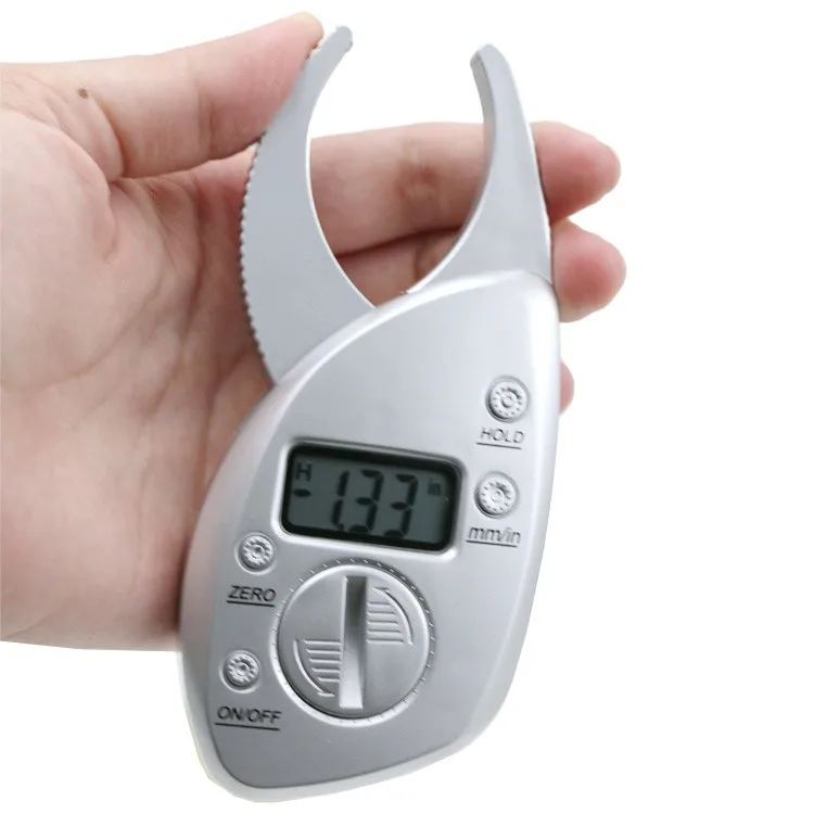 steel hardness tester Digital body fat caliper skinfold caliper LCD display Body Fat Caliper Fold Analyzer Measurement Thickness caliper personalized tape measure