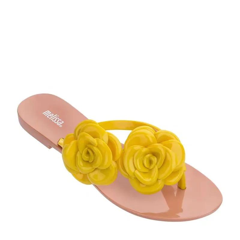 melissa flower flip flops