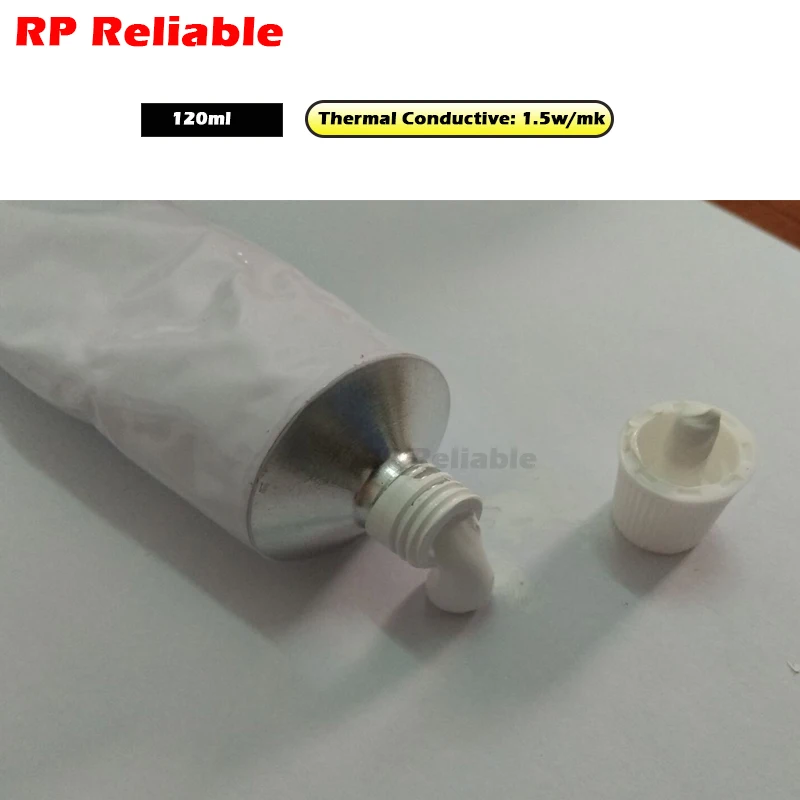 

120ml Adhesive Thermal Conductive Grease Glue for LED Lighting, Metal Thermal pads, Motor Control Panel, Heat Transfer 1.5W