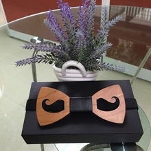 Г. Лидер продаж Новые классические полые борода крылья благородный деревянный галстук-бабочка мужчины бабочкой дерево галстук-бабочка S 1 шт