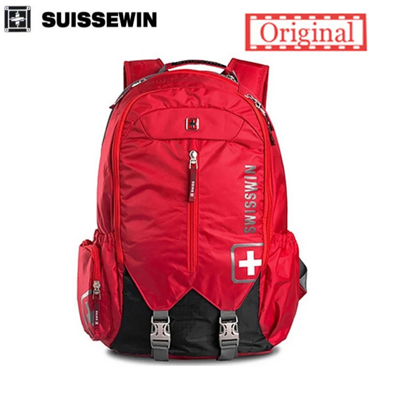Goedkoop Zwitserse 17 inch computer laptop rugzak reizen Mannen business rugzakken tieners tas Scholieren rugzakken Reizen Sac a Dos