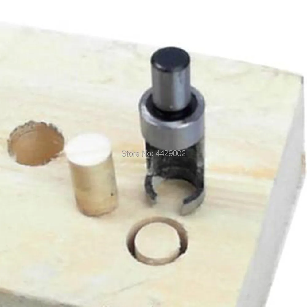 

4pcs Wood Plug Hole Cutter Dowel Maker Cutting Tools 5/8" 1/2" 3/8" 1/4" Woodworking Drill Bit Tenon Cutter Counter Bored Holes