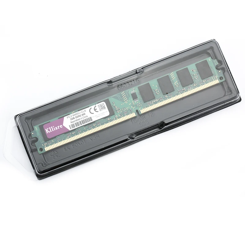 Kllisre DDR2 2 Гб Ram 800 МГц 667 1 8 в без ecc памяти для рабочего стола dimm|ddr2 2gb ram|ddr2 2gbddr2 ram 800mhz |