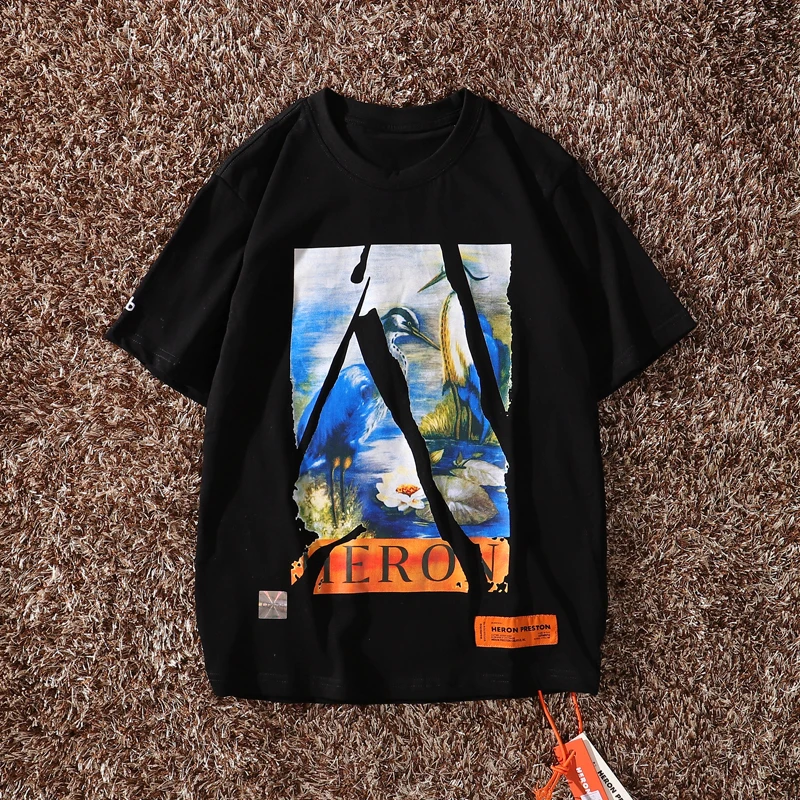 

Heron Preston T Shirt 1:1 High Quality Men Women Streetwear Hip Hop Top Tees Heron Preston T Shirt Harajuku HP Tshirt