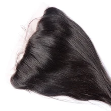 Stock Brazilian Virgin Hair Silk Base Frontal 13 x 4 Swiss Lace Frontal Closure With Baby Hair Free Shipping