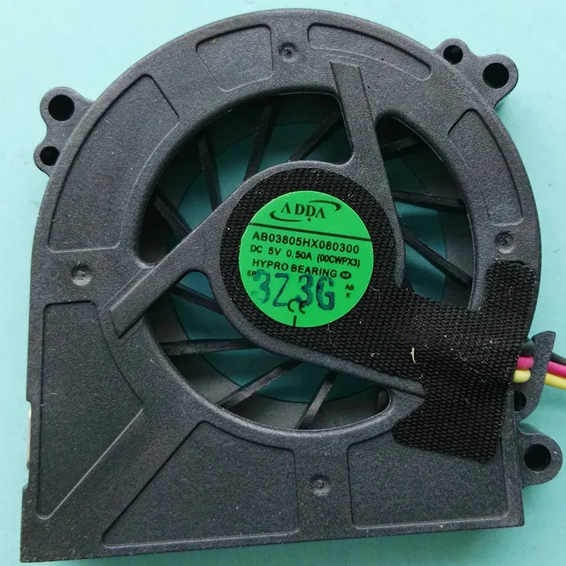 Процессор вентилятор для ADDA AB03805HX080300 00CWPX3 DC5V 0.50A 00CWPX3 ноутбук компьютер cpu охлаждающий вентилятор cooler