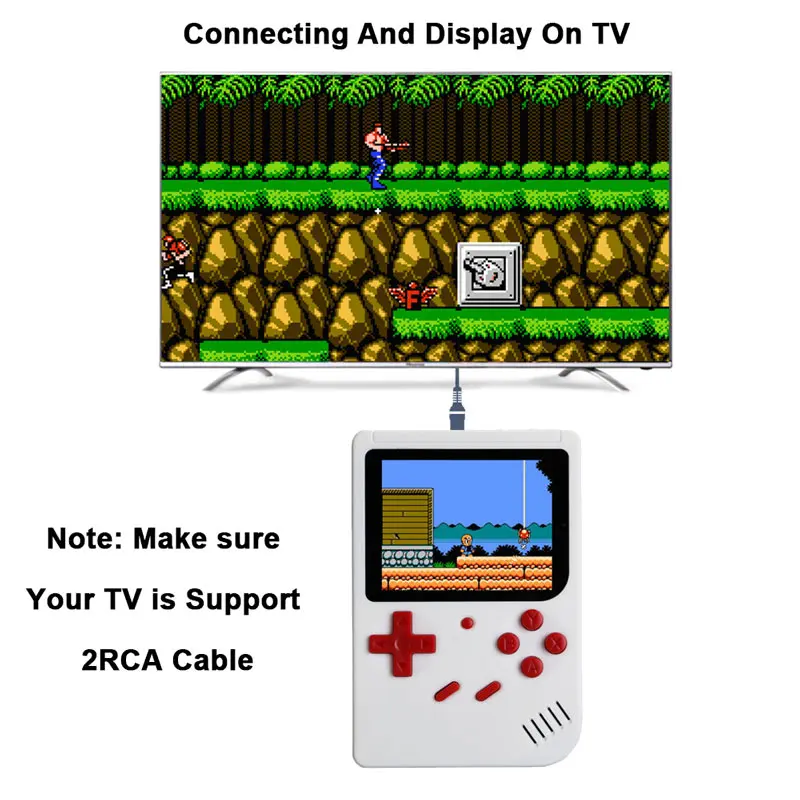 remarkable  Funny Gamepads 300 Classic Games for Play with 700mah Battery can be charging High Tech Toys For Ad