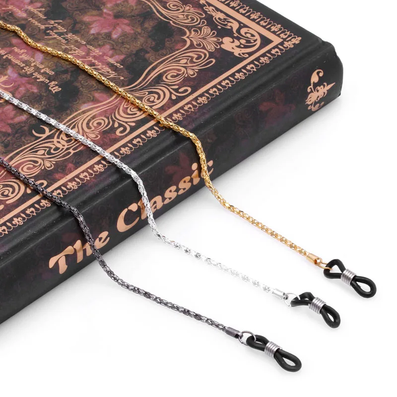 

Metal Chain Sunglasses and Reading Chain 3 color Optional Retro Antiskid Glasses Rope