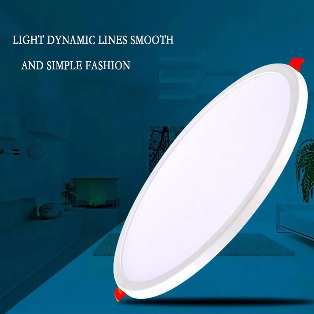

LAIMAIK Ultra Thin LED Panel Light Downlight 6W 8W 15W 20W Round/Square LED Ceiling Recessed Lights Power Supply Included