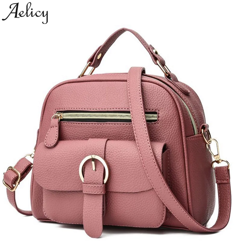 

Aelicy bags for women 2018 Lady Shoulder Student Shoulder Bag Coin Bag Lady Messenger new leather mini Girls bolsos mujer