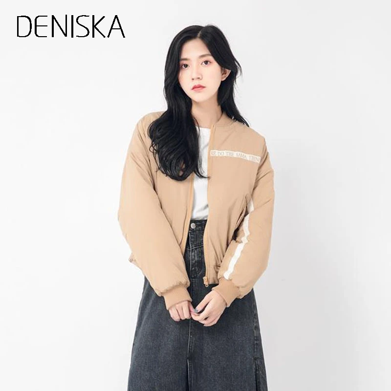 DENISKA Fashion Coats 2018 Autumn Winter Women Thin Jacket