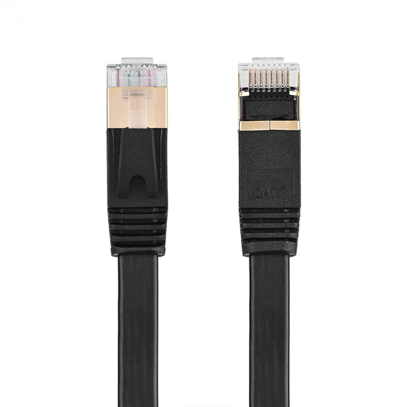 Trumsoon Cat7 Lan Cable UTP RJ45 Flat Line Ethernet Patch Cord Network Cable for Router laptop Switch ADSL