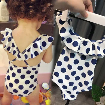 

Hot Sale swimwear girl 2020 Infant Kid Baby Girls Striped Bikini Ruffles Swimsuits One Pieces Bath Swimwear stroje Hat 2PCS