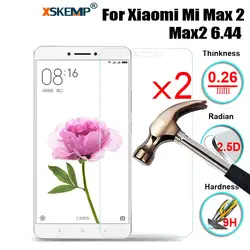 Закаленное стекло 9h Tablet Экран протектор Anti-explosion за Xiaomi Mi Max 2 Max2 6,44 Ultra Clear против царапин защитная пленка