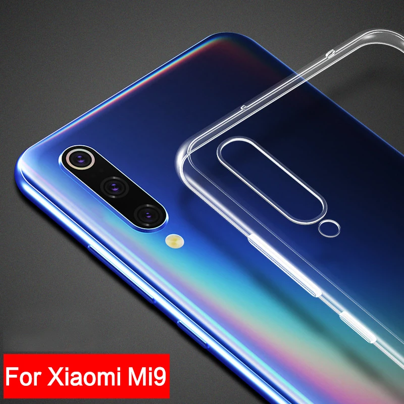 Phone Case For Xiaomi Mi 9 Case Transparent Soft Silicone TPU Protective Case Back Cover For Xiaomi Mi9 SE Anti-knock Phone Case