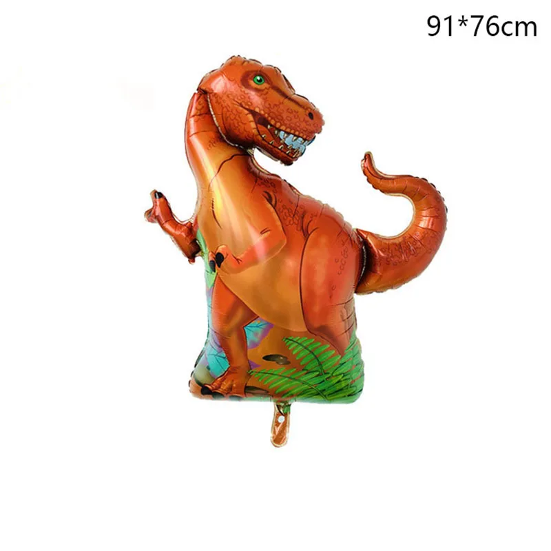 1 pcs Giant Dinosaur foil balloon boys animal balloons childrens dinosaur birthday party jurassic world decorations balloon