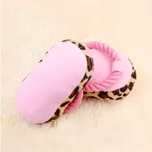 Dog Toys Molar Plush Vocal Slippers Teddy Bite Squeak Toys Pet Supplies For Small Dog Puppy GP151210-23