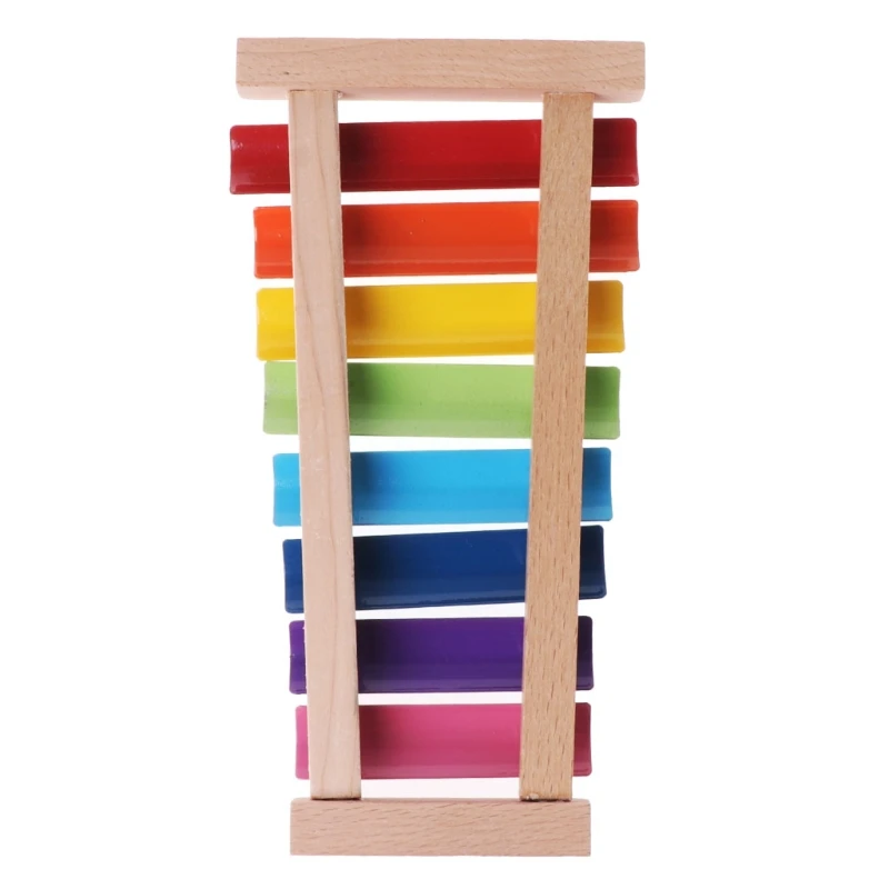 spesifikasi Kreatif Alat Musik Anak anak Kayu Gambang 8 Catatan untuk Anak Bayi Belajar Pendidikan Mainan Hadiah Ulang Tahun