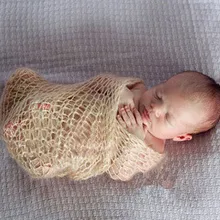 Bebe пеленать новорожденного ручной работы новорожденный мохер wrap вязать для новорожденных с запахом для фотосессий мохер обернуть новорожденного реквизит