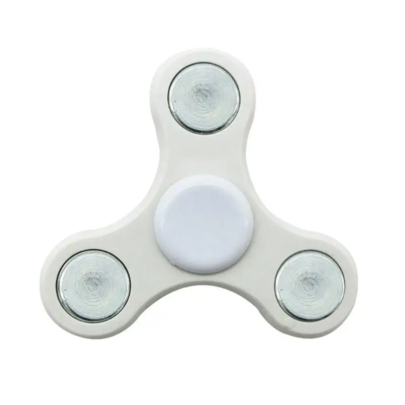 Забавный пластиковый подшипник Tri-Spinner ABS EDC ручные Спиннеры для аутизма и СДВГ Спиннер антистресс детские игрушки с длительным вращением