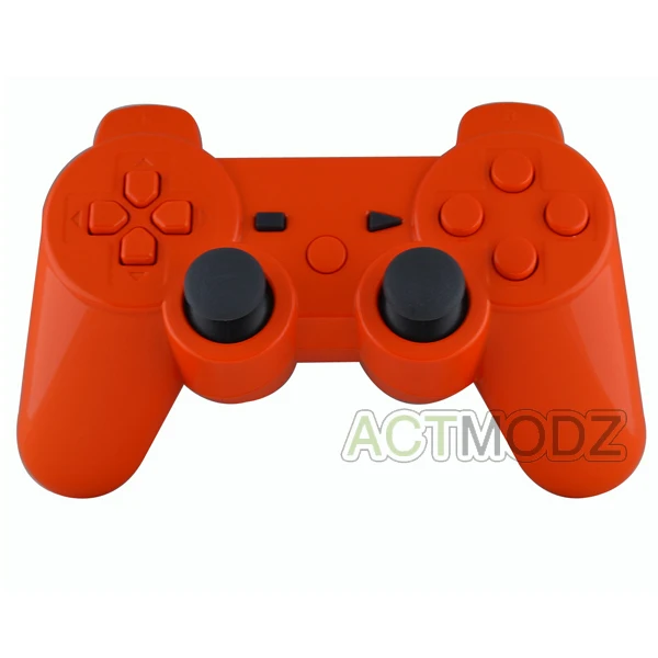 Custom Glossy Orange Repair Part Shell Buttons for Sony PS3 Controller